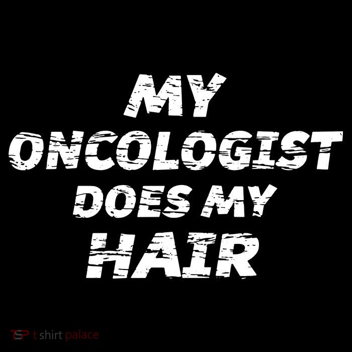 My Oncologist Does My Hair Drawstring Bag