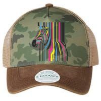Modern Abstract Zebra Legacy Tie Dye Trucker Hat