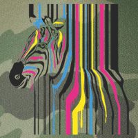 Modern Abstract Zebra Legacy Tie Dye Trucker Hat
