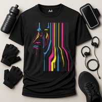 Modern Abstract Zebra Performance Shirt