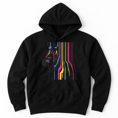 Modern Abstract Zebra Hoodie