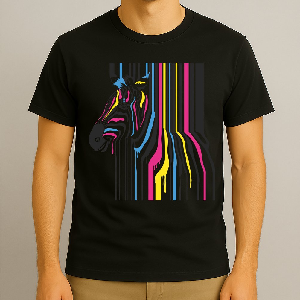 Modern Abstract Zebra T-Shirt