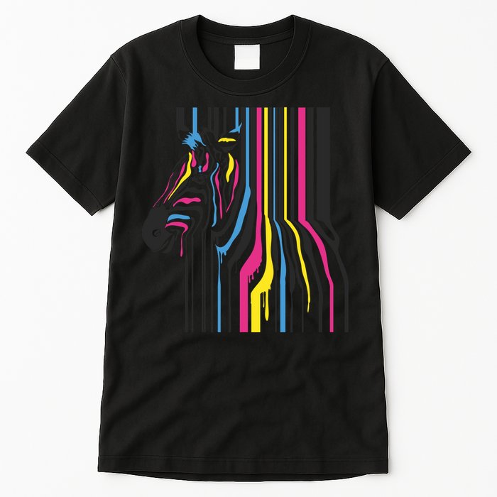 Modern Abstract Zebra Tall T-Shirt