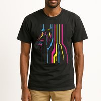 Modern Abstract Zebra Tall T-Shirt