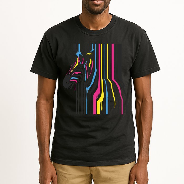 Modern Abstract Zebra Tall T-Shirt