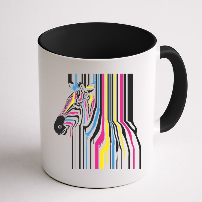 Modern Abstract Zebra Mug