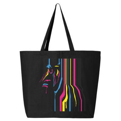 Modern Abstract Zebra 25L Jumbo Tote
