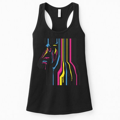 Modern Abstract Zebra Womens Tank Top