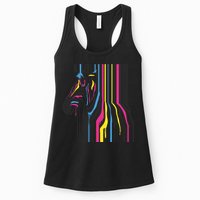 Modern Abstract Zebra Womens Tank Top
