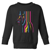 Modern Abstract Zebra Toddler Sweatshirt