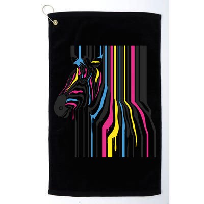 Modern Abstract Zebra Golf Towel