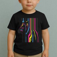 Modern Abstract Zebra Toddler T-Shirt