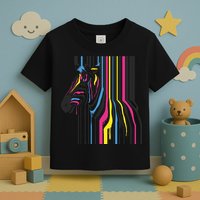 Modern Abstract Zebra Toddler T-Shirt