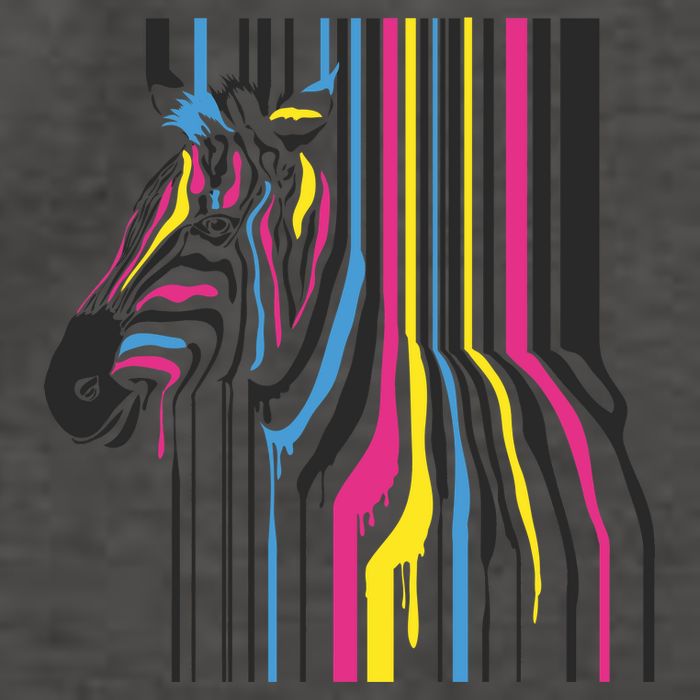 Modern Abstract Zebra Vector Backpack