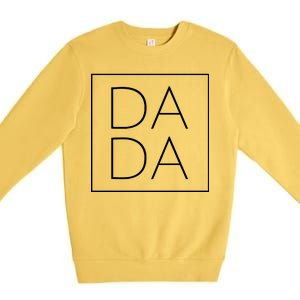 Modern Dada Fathers Day Premium Crewneck Sweatshirt