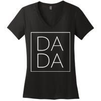 Modern Dada Fathers Day Women's V-Neck T-Shirt