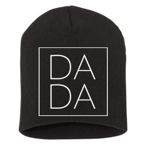 Modern Dada Fathers Day Short Acrylic Beanie