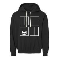 Modern Meow  Garment-Dyed Fleece Hoodie