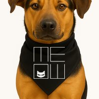 Modern Meow  USA-Made Doggie Bandana