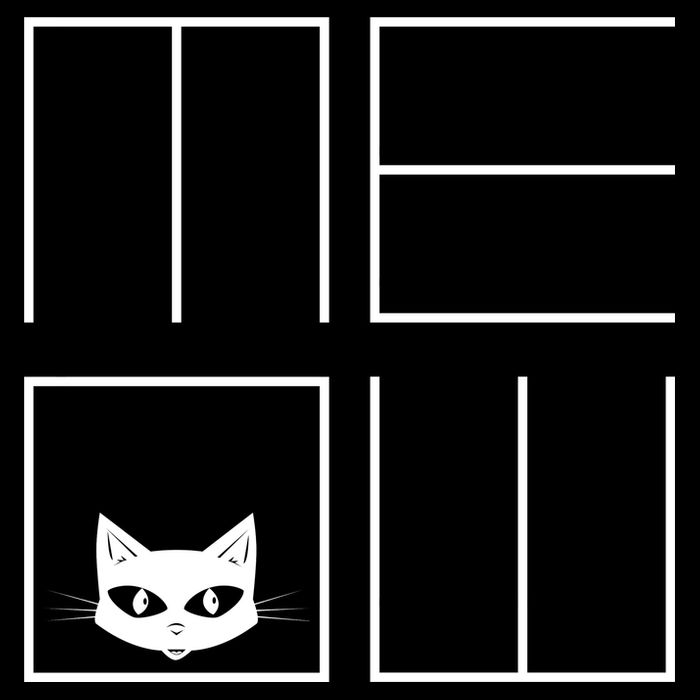 Modern Meow  Apron
