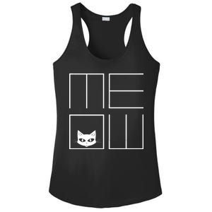 Modern Meow  Ladies PosiCharge Competitor Racerback Tank