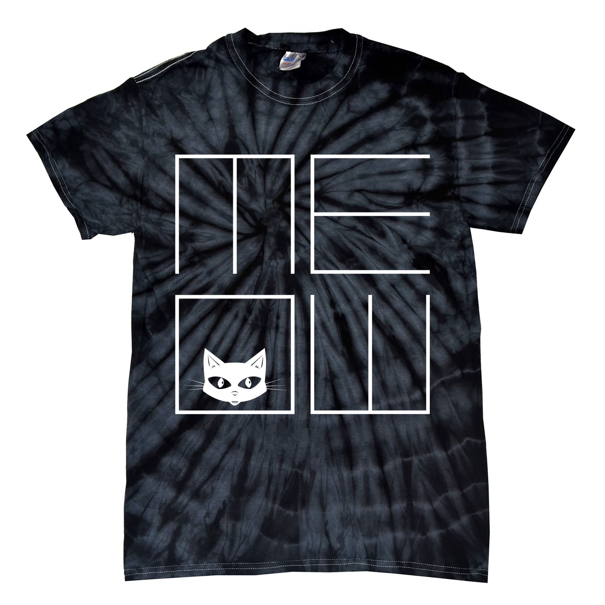 Modern Meow  Tie-Dye T-Shirt