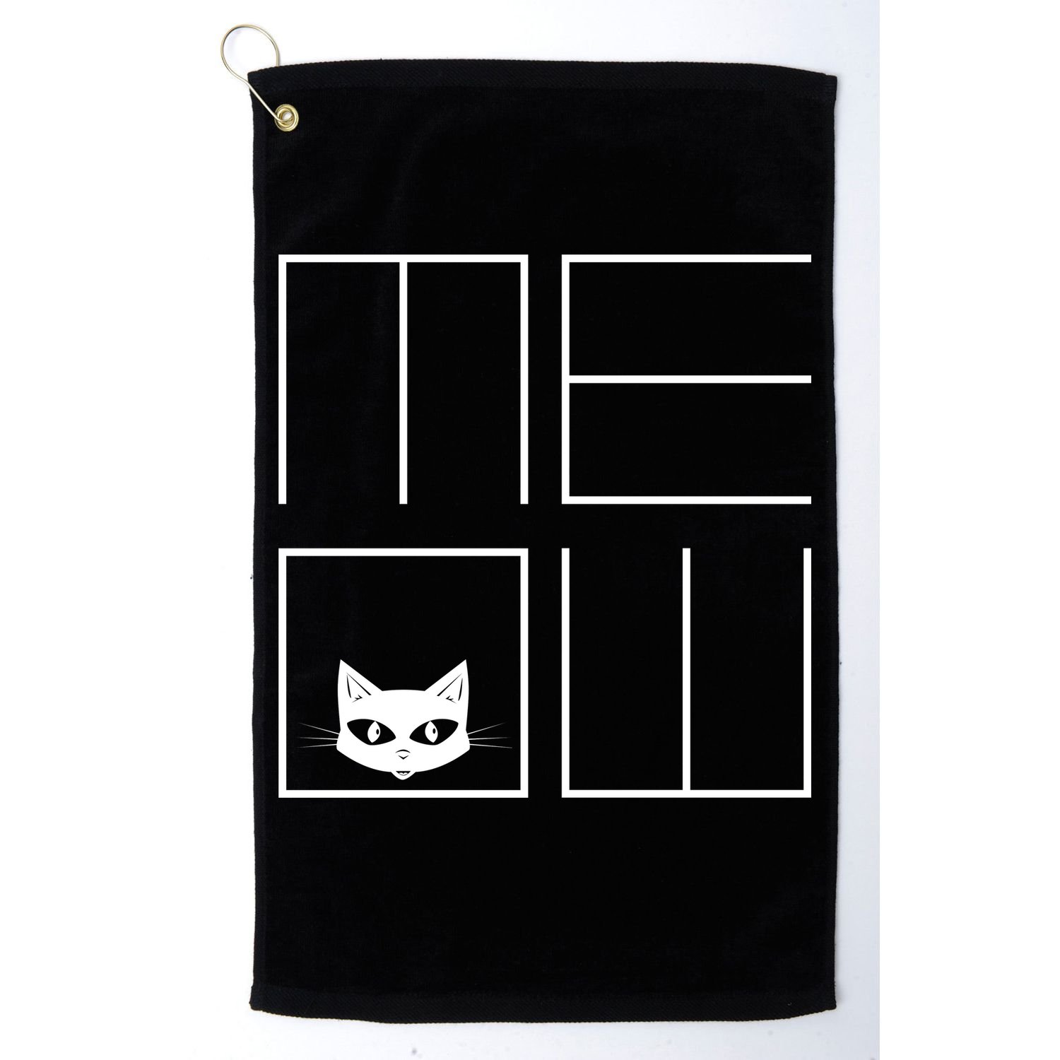 Modern Meow  Golf Towel