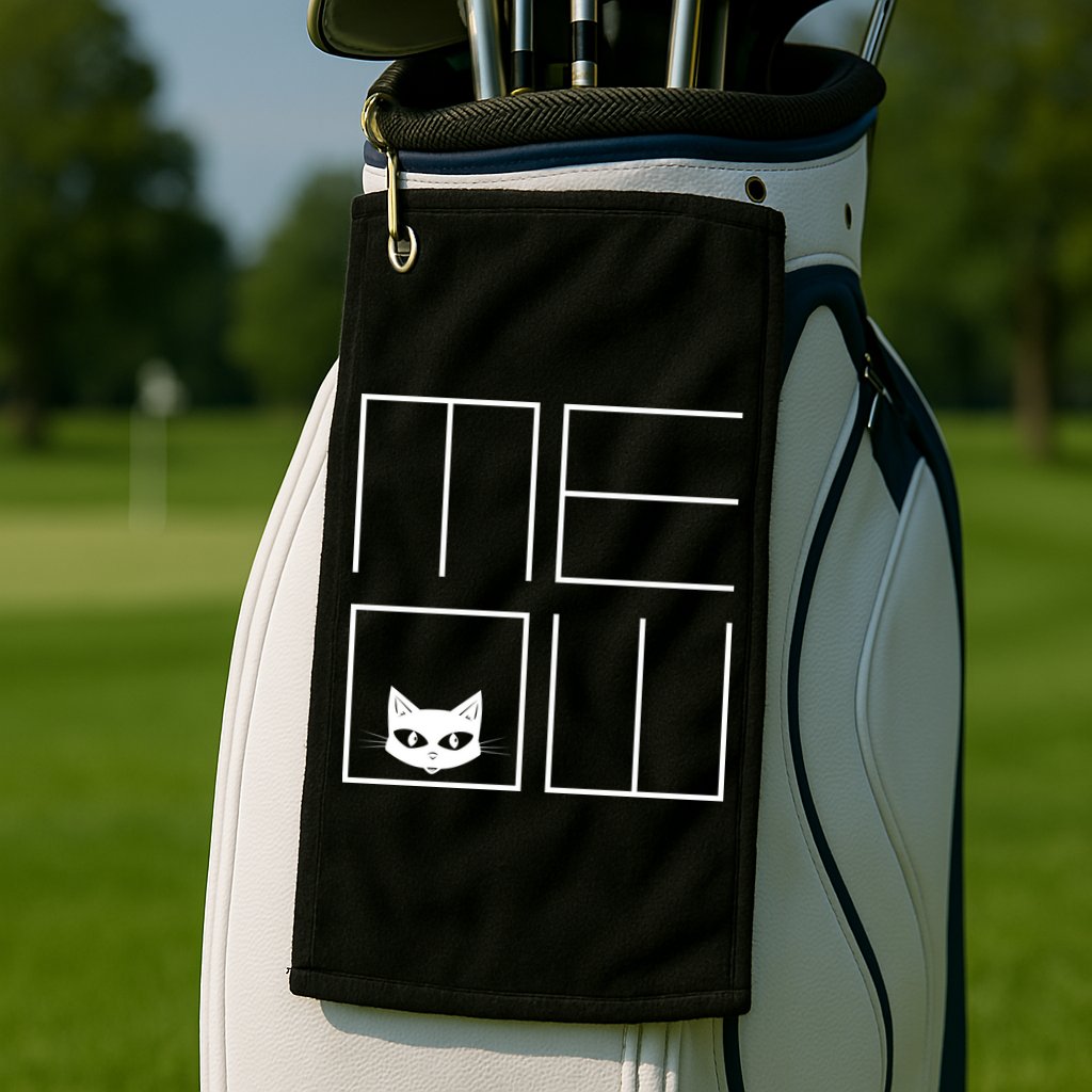 Modern Meow  Golf Towel