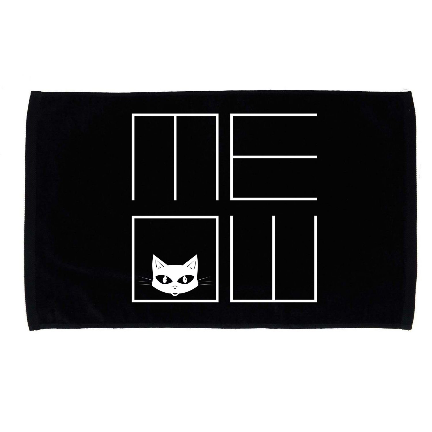 Modern Meow  Microfiber Hand Towel