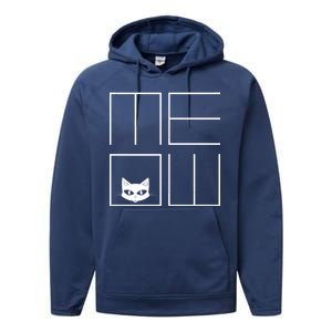 Modern Meow  Performance Fleece Hoodie