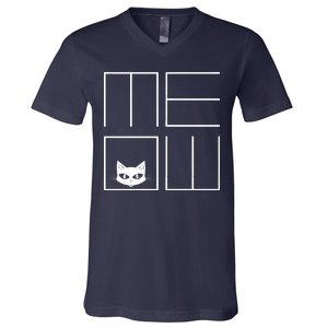 Modern Meow  V-Neck T-Shirt