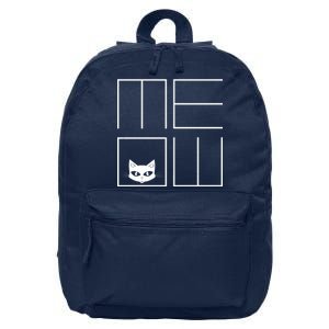 Modern Meow  16 in Basic Backpack