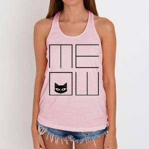 Modern Meow  Women's Knotted Racerback Tank