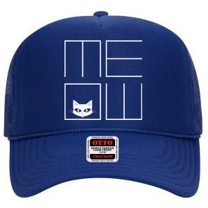 Modern Meow  High Crown Mesh Back Trucker Hat