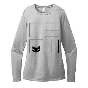 Modern Meow  Womens CVC Long Sleeve Shirt