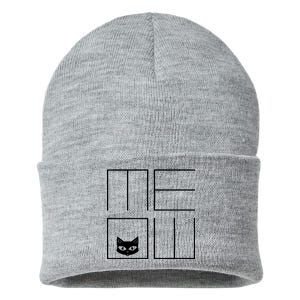 Modern Meow  Sustainable Knit Beanie