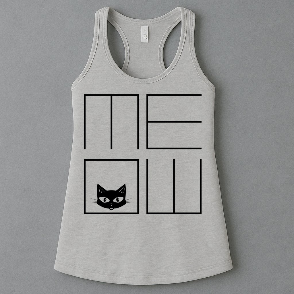 Modern Meow  Womens Tank Top