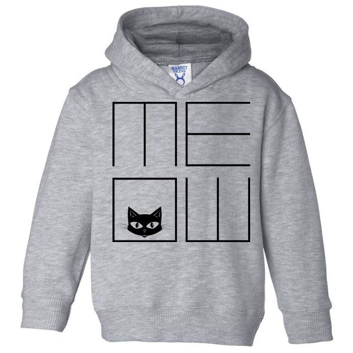 Modern Meow  Toddler Hoodie