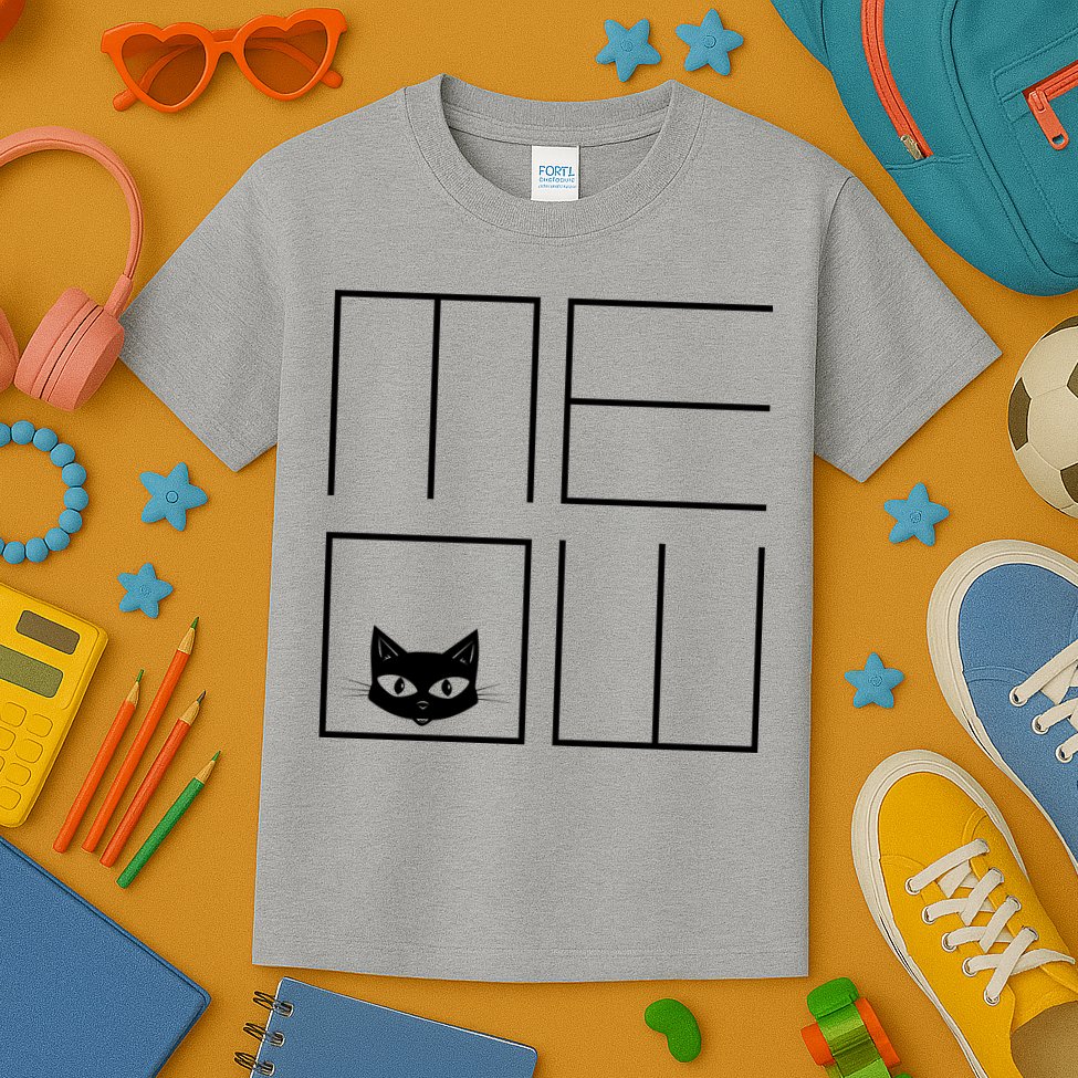 Modern Meow  Kids T-Shirt