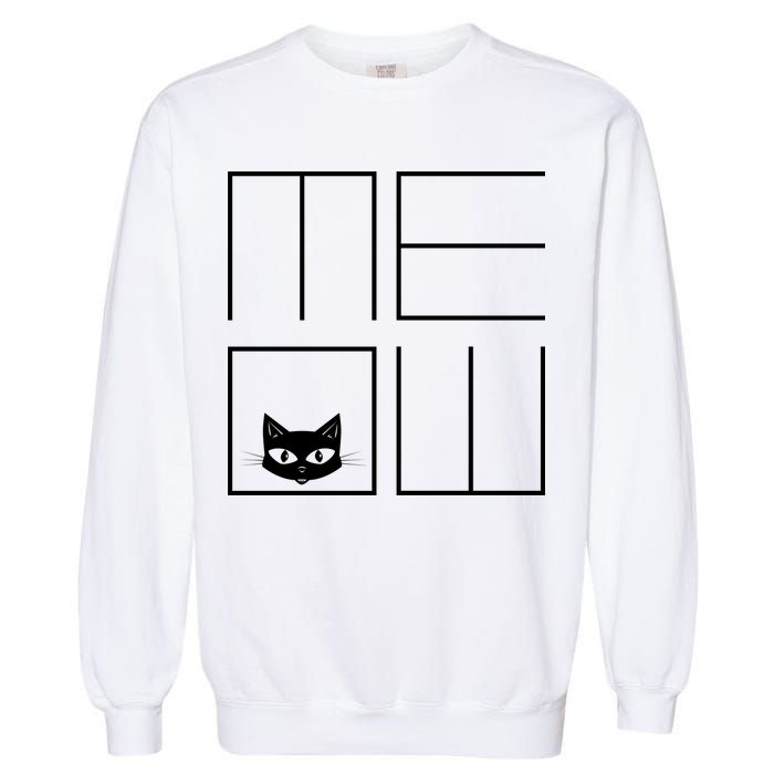 Modern Meow  Garment-Dyed Sweatshirt