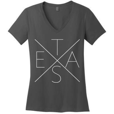 Modern Texas  Women's V-Neck T-Shirt