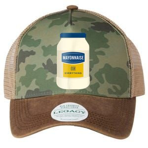 Mayonnaise On Everything Mayo Lover Funny Condiment Fan Legacy Tie Dye Trucker Hat