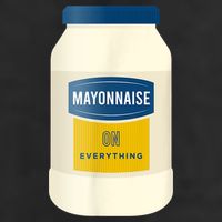 Mayonnaise On Everything Mayo Lover Funny Condiment Fan Cool Comfort Performance Bucket Hat