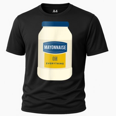 Mayonnaise On Everything Mayo Lover Funny Condiment Fan Performance Shirt