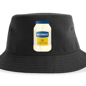 Mayonnaise On Everything Mayo Lover Funny Condiment Fan Sustainable Bucket Hat