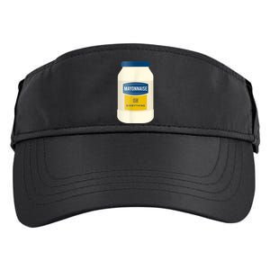 Mayonnaise On Everything Mayo Lover Funny Condiment Fan Adult Drive Performance Visor