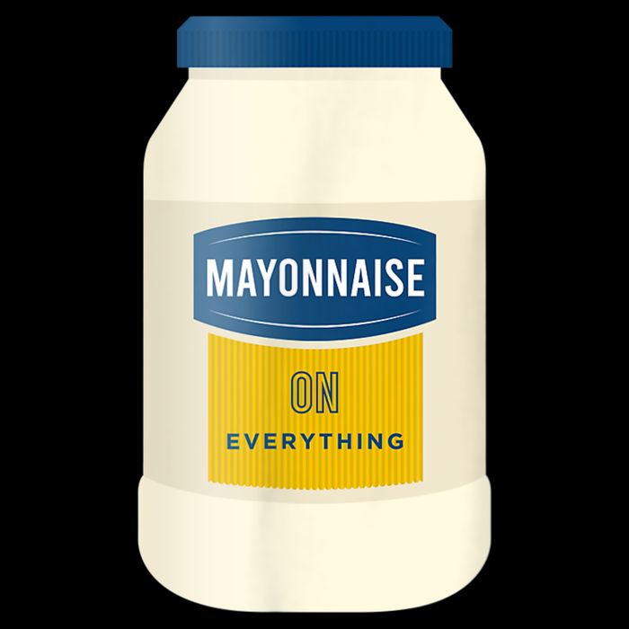 Mayonnaise On Everything Mayo Lover Funny Condiment Fan Tall Sweatshirt