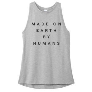 Made On Earth By Humans Ladies PosiCharge Tri-Blend Wicking Tank