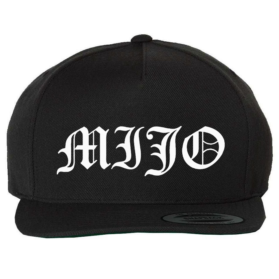 Mijo Old English Mi Hijo Wool Snapback Cap