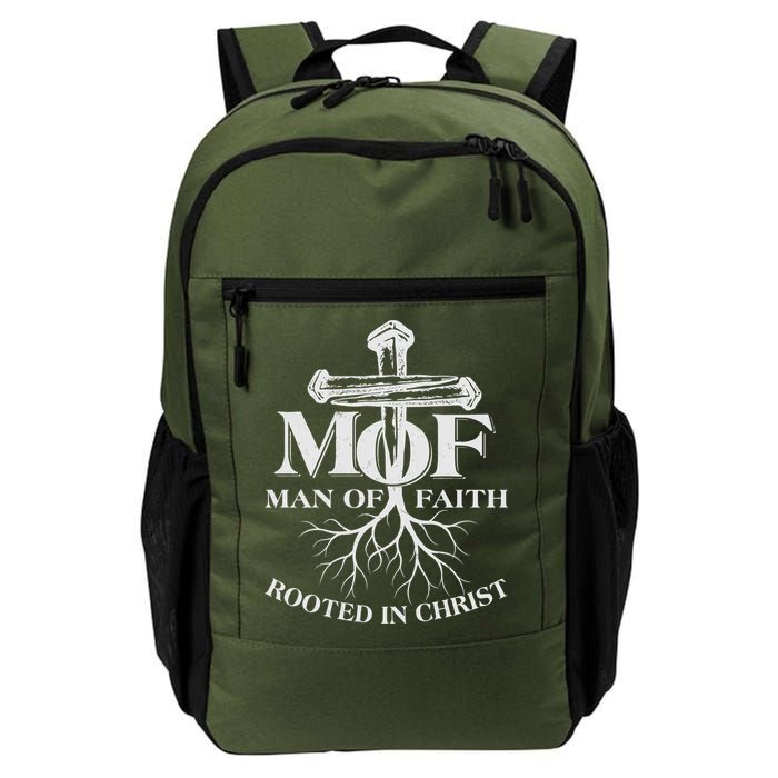MOF Man of Faith Rooted In Christ Backpack